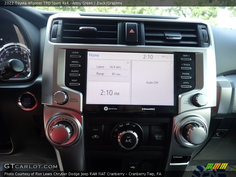 Controls of 2022 4Runner TRD Sport 4x4