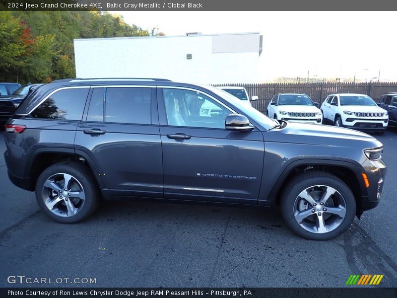 Baltic Gray Metallic / Global Black 2024 Jeep Grand Cherokee 4XE