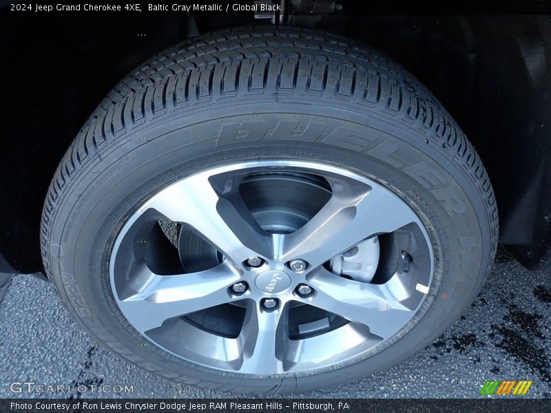 Baltic Gray Metallic / Global Black 2024 Jeep Grand Cherokee 4XE