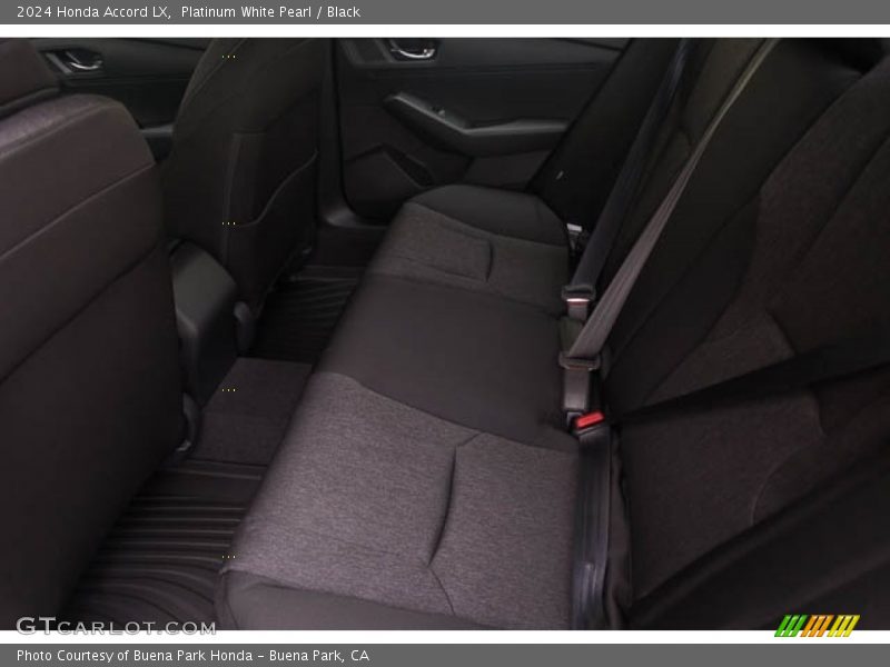 Platinum White Pearl / Black 2024 Honda Accord LX