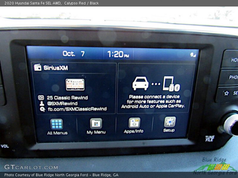 Calypso Red / Black 2020 Hyundai Santa Fe SEL AWD