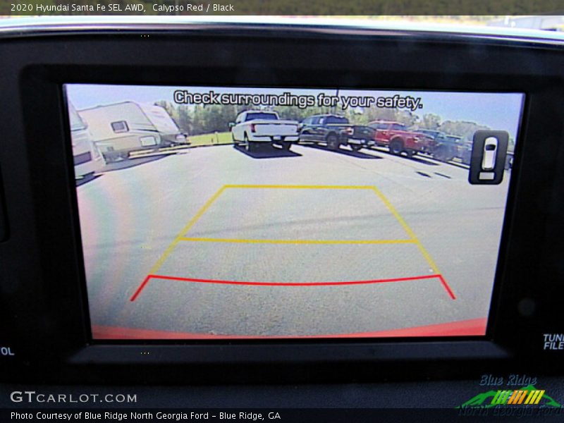 Calypso Red / Black 2020 Hyundai Santa Fe SEL AWD