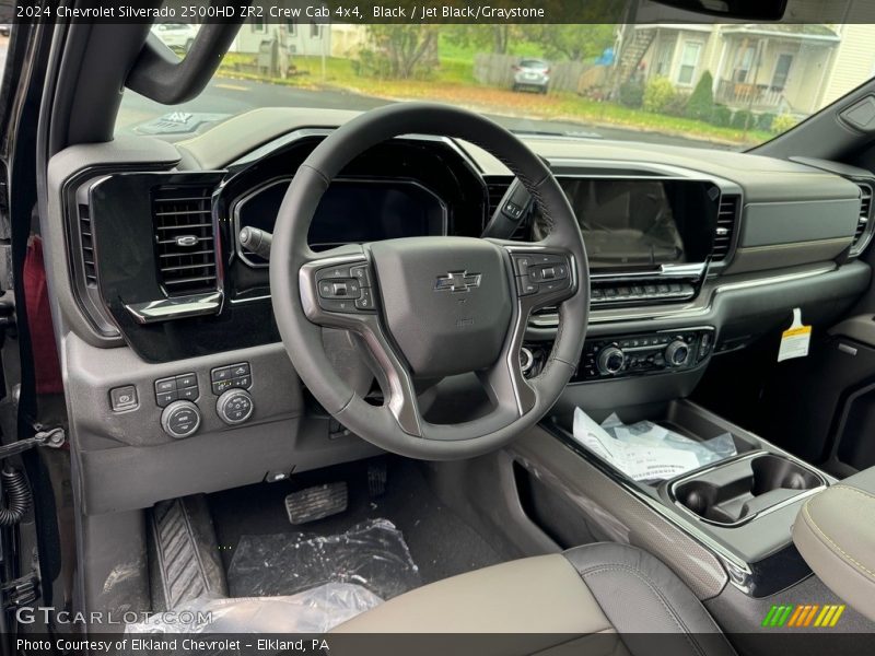  2024 Silverado 2500HD ZR2 Crew Cab 4x4 Jet Black/Graystone Interior