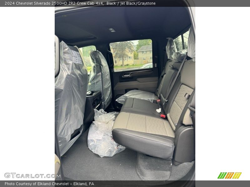 Rear Seat of 2024 Silverado 2500HD ZR2 Crew Cab 4x4