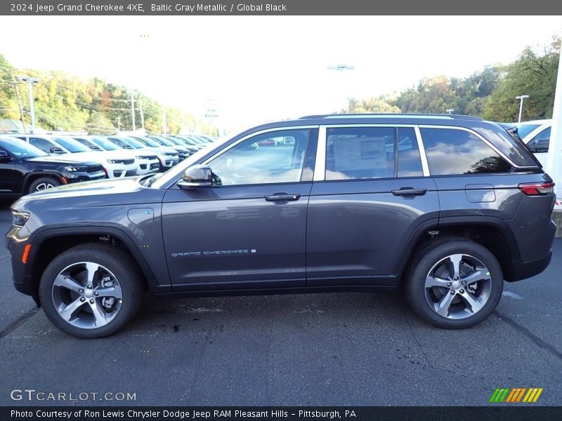Baltic Gray Metallic / Global Black 2024 Jeep Grand Cherokee 4XE