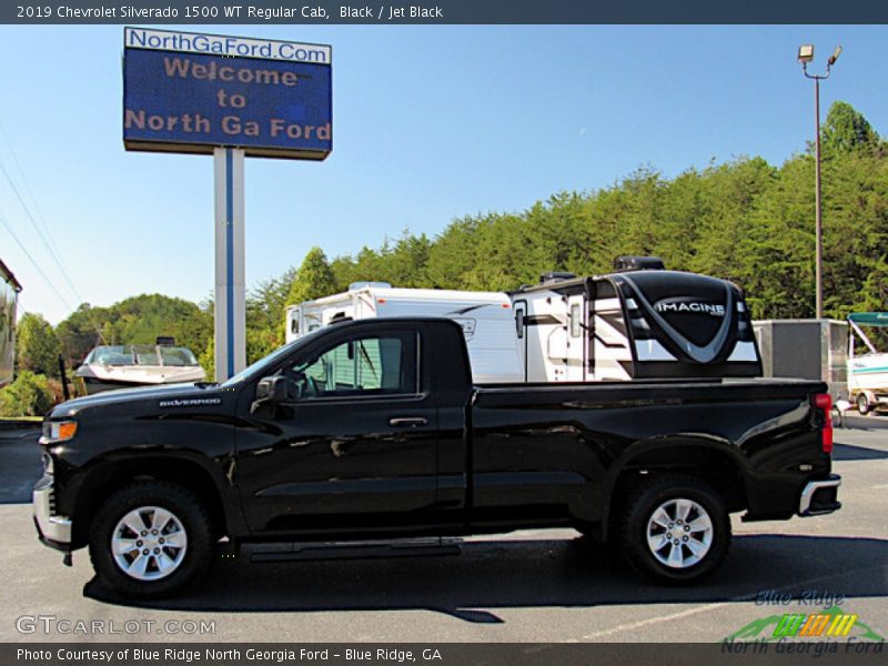 Black / Jet Black 2019 Chevrolet Silverado 1500 WT Regular Cab