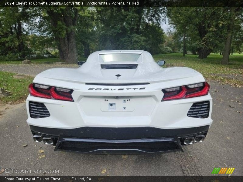 Exhaust of 2024 Corvette Stingray Convertible