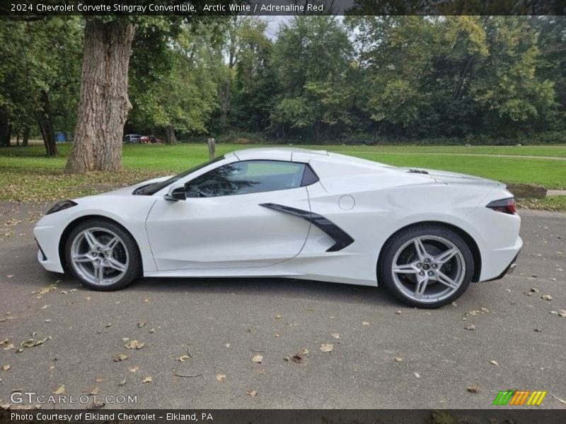  2024 Corvette Stingray Convertible Arctic White