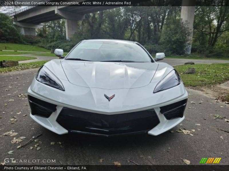 Arctic White / Adrenaline Red 2024 Chevrolet Corvette Stingray Convertible