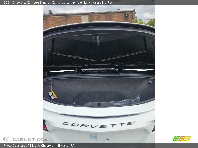 Arctic White / Adrenaline Red 2024 Chevrolet Corvette Stingray Convertible