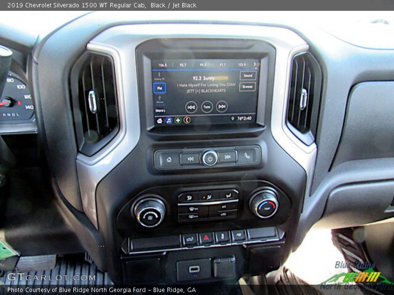 Black / Jet Black 2019 Chevrolet Silverado 1500 WT Regular Cab