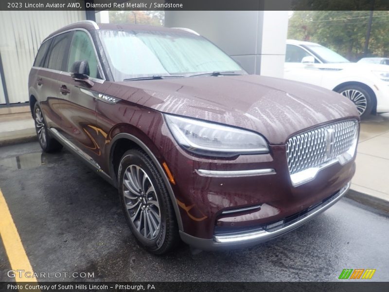 Diamond Red Metallic / Sandstone 2023 Lincoln Aviator AWD