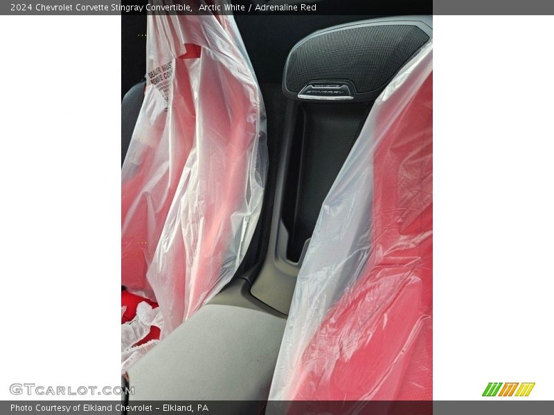 Arctic White / Adrenaline Red 2024 Chevrolet Corvette Stingray Convertible