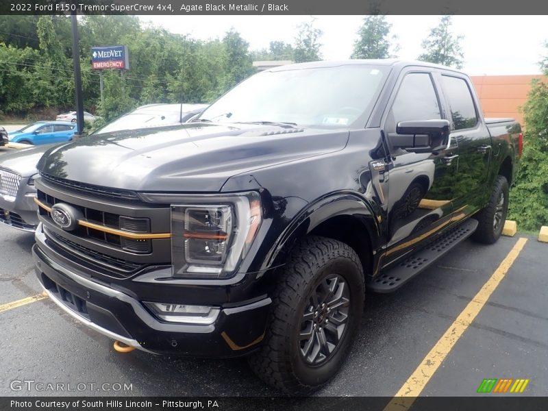 2022 F150 Tremor SuperCrew 4x4 Agate Black Metallic