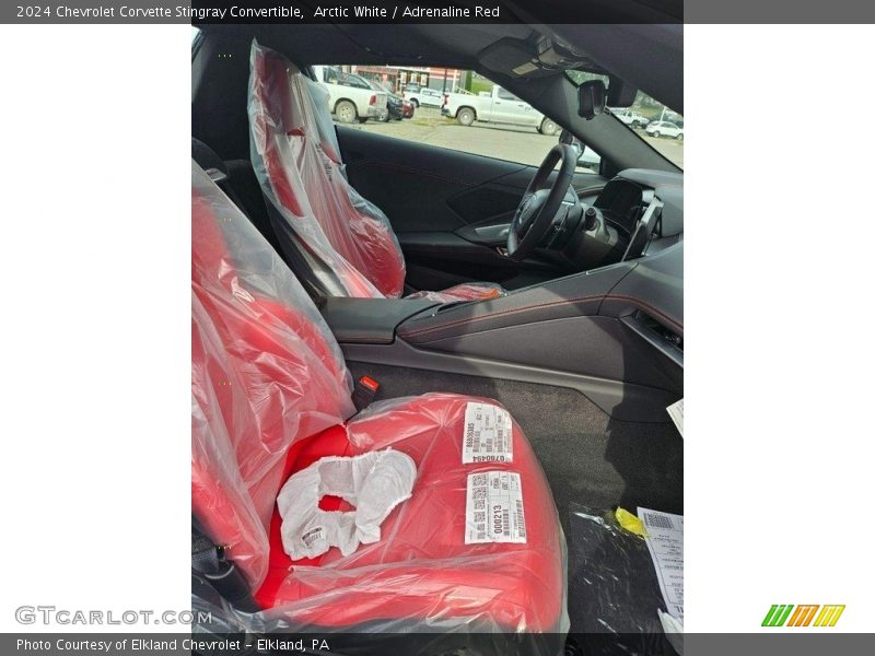  2024 Corvette Stingray Convertible Adrenaline Red Interior