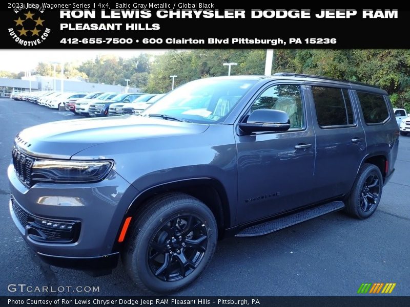 Baltic Gray Metallic / Global Black 2023 Jeep Wagoneer Series II 4x4