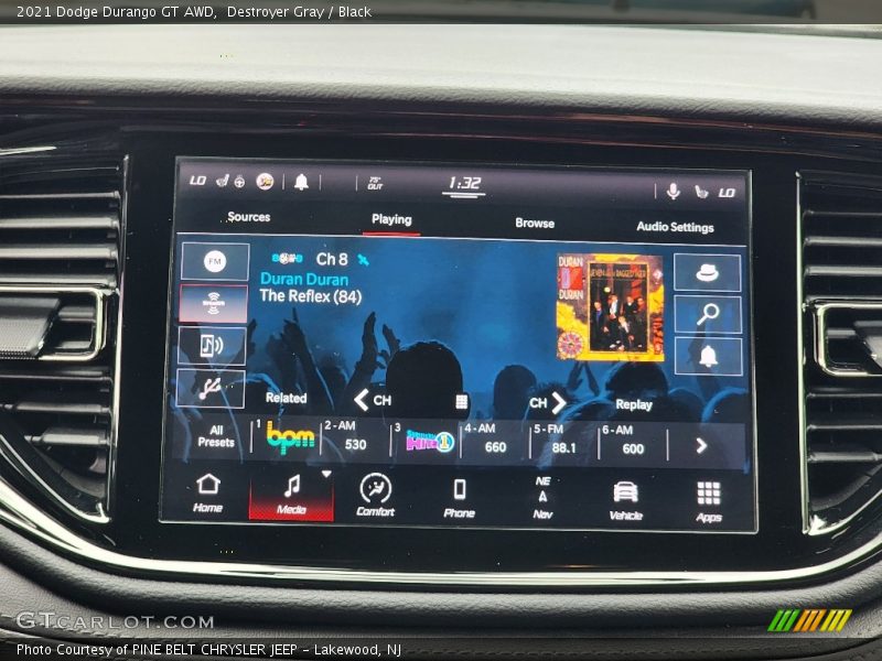 Destroyer Gray / Black 2021 Dodge Durango GT AWD