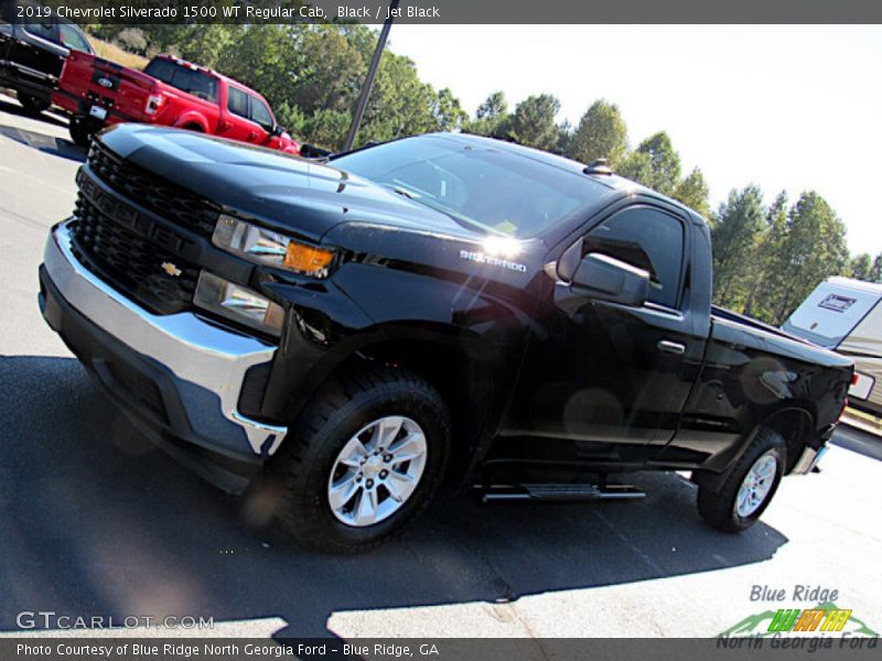 Black / Jet Black 2019 Chevrolet Silverado 1500 WT Regular Cab
