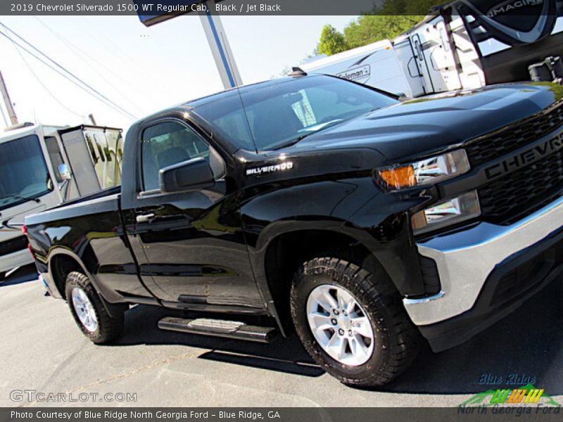 Black / Jet Black 2019 Chevrolet Silverado 1500 WT Regular Cab