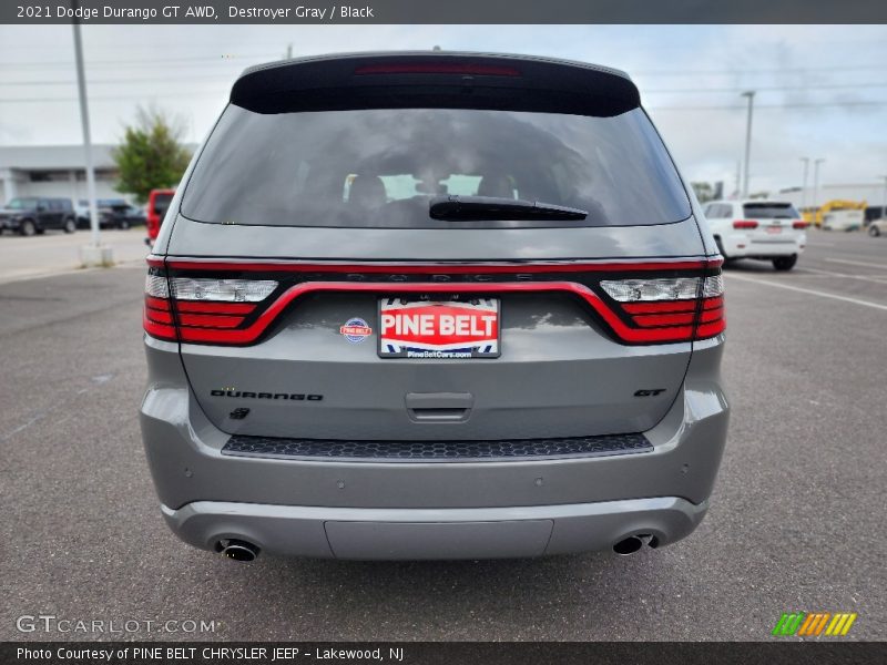 Destroyer Gray / Black 2021 Dodge Durango GT AWD
