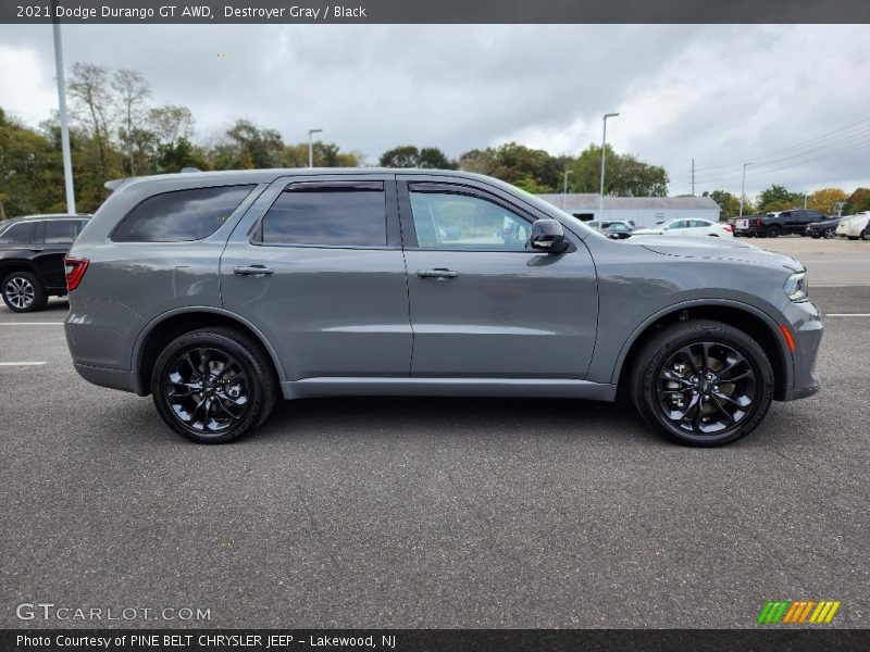 Destroyer Gray / Black 2021 Dodge Durango GT AWD