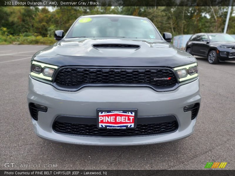Destroyer Gray / Black 2021 Dodge Durango GT AWD