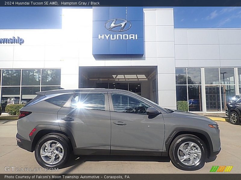 Hampton Gray / Black 2024 Hyundai Tucson SE AWD
