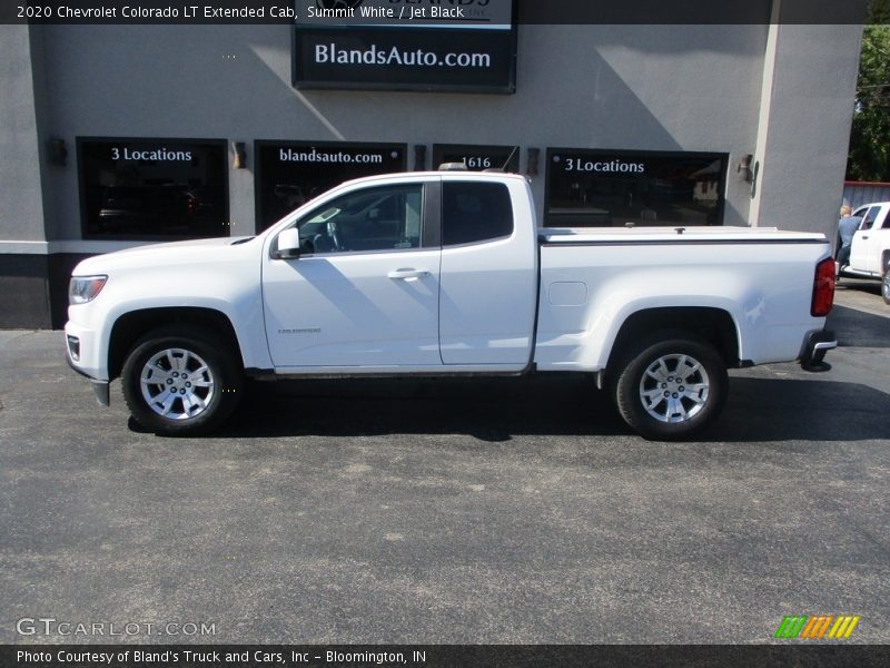 Summit White / Jet Black 2020 Chevrolet Colorado LT Extended Cab