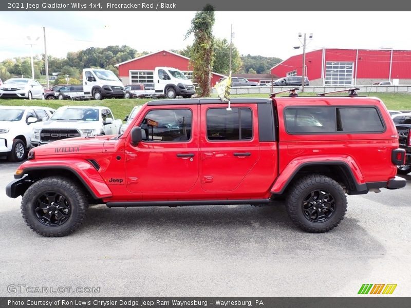 Firecracker Red / Black 2021 Jeep Gladiator Willys 4x4