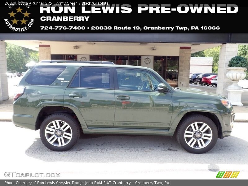 Army Green / Black/Graphite 2022 Toyota 4Runner SR5