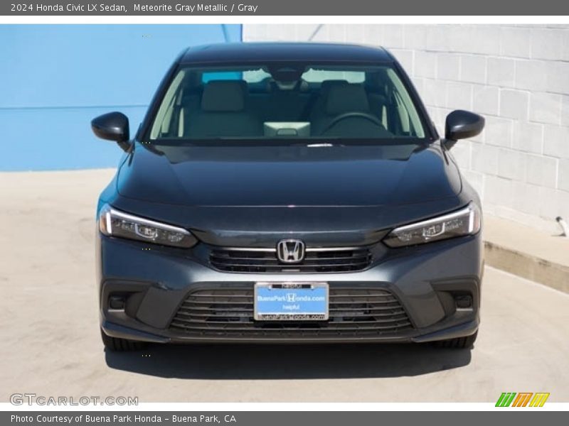 Meteorite Gray Metallic / Gray 2024 Honda Civic LX Sedan
