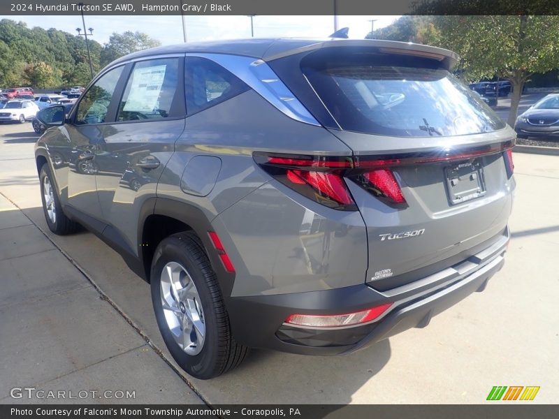Hampton Gray / Black 2024 Hyundai Tucson SE AWD