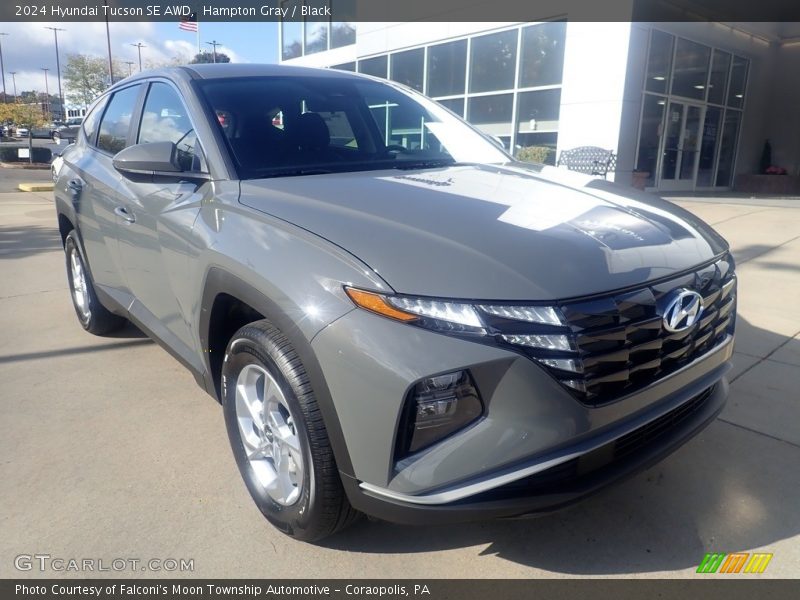 Hampton Gray / Black 2024 Hyundai Tucson SE AWD