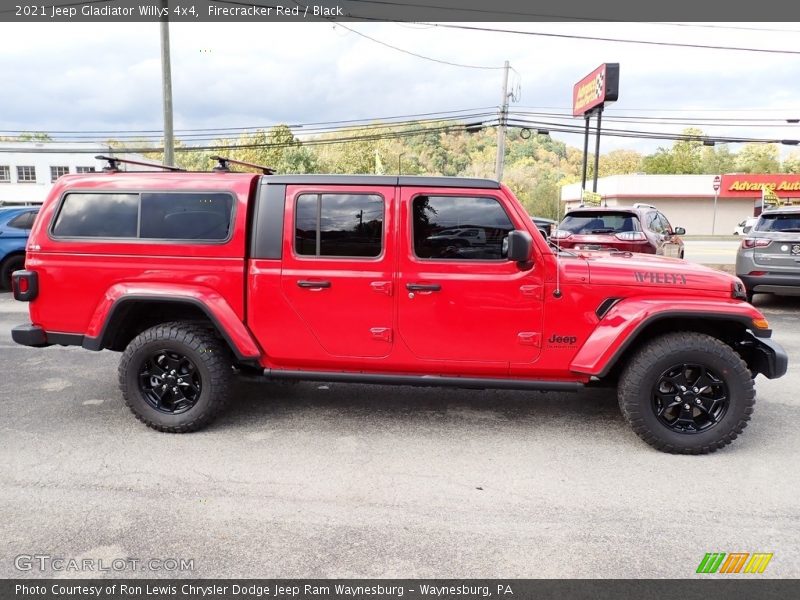 Firecracker Red / Black 2021 Jeep Gladiator Willys 4x4