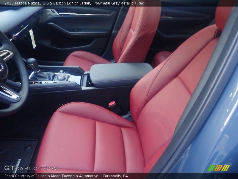 Front Seat of 2023 Mazda3 2.5 S Carbon Edition Sedan