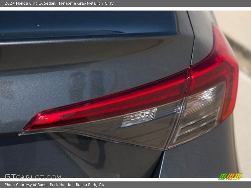 Meteorite Gray Metallic / Gray 2024 Honda Civic LX Sedan