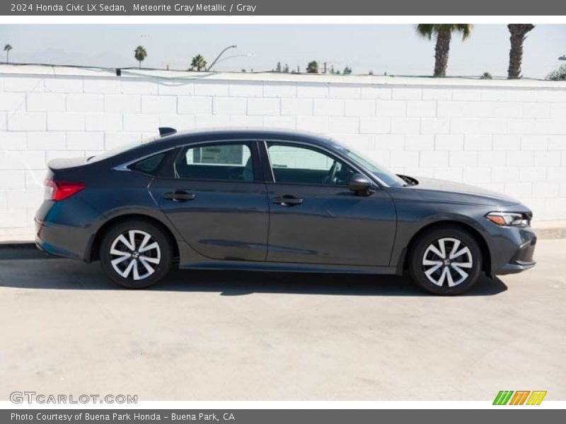  2024 Civic LX Sedan Meteorite Gray Metallic