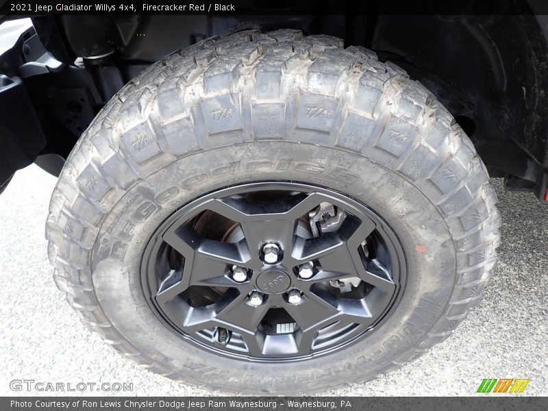 Firecracker Red / Black 2021 Jeep Gladiator Willys 4x4