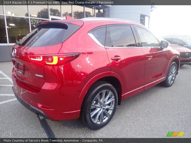 Soul Red Crystal Metallic / Parchment 2024 Mazda CX-5 S Premium Plus AWD