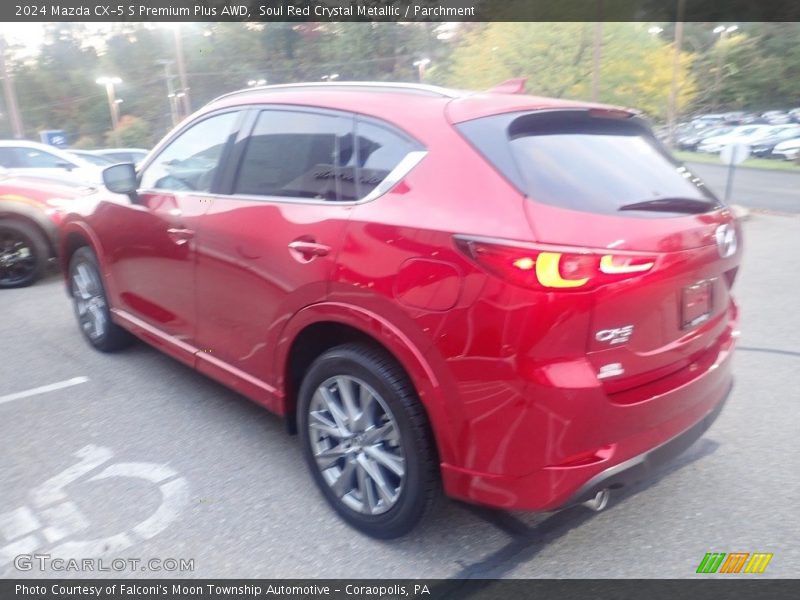 Soul Red Crystal Metallic / Parchment 2024 Mazda CX-5 S Premium Plus AWD