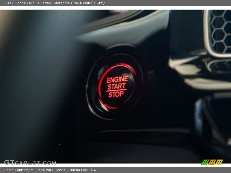 Meteorite Gray Metallic / Gray 2024 Honda Civic LX Sedan