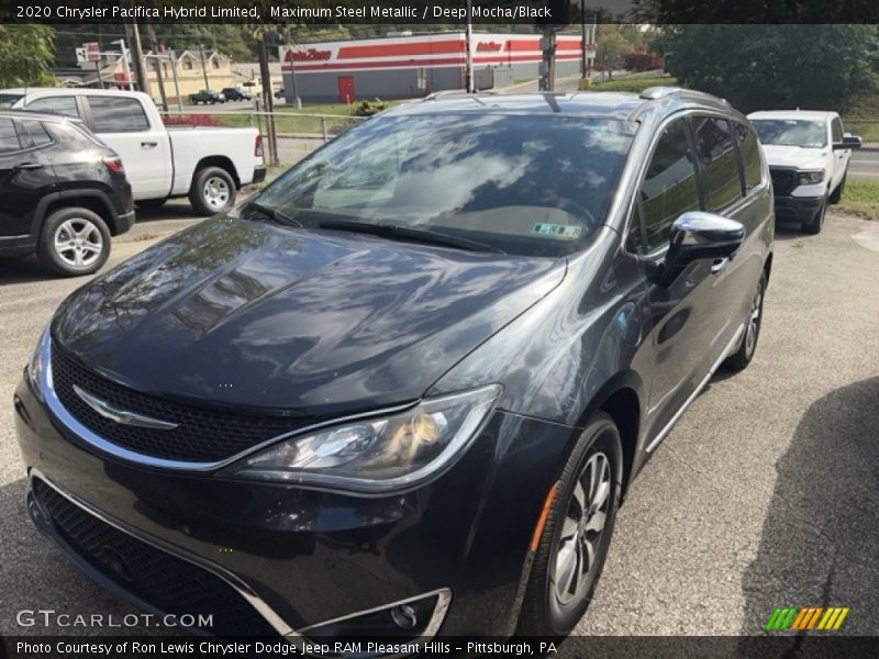 Maximum Steel Metallic / Deep Mocha/Black 2020 Chrysler Pacifica Hybrid Limited