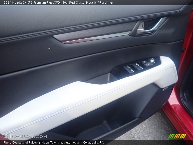 Soul Red Crystal Metallic / Parchment 2024 Mazda CX-5 S Premium Plus AWD