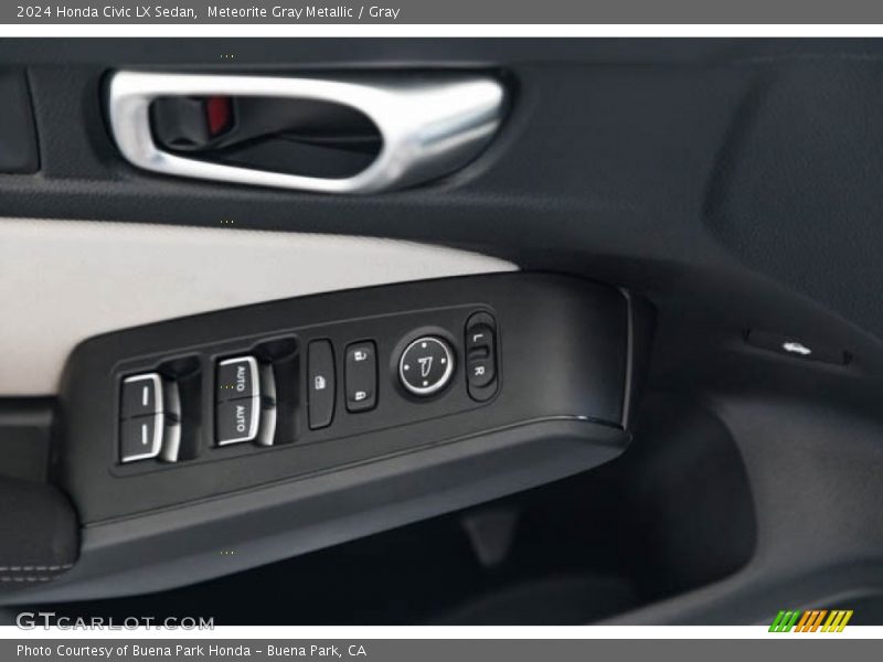 Meteorite Gray Metallic / Gray 2024 Honda Civic LX Sedan