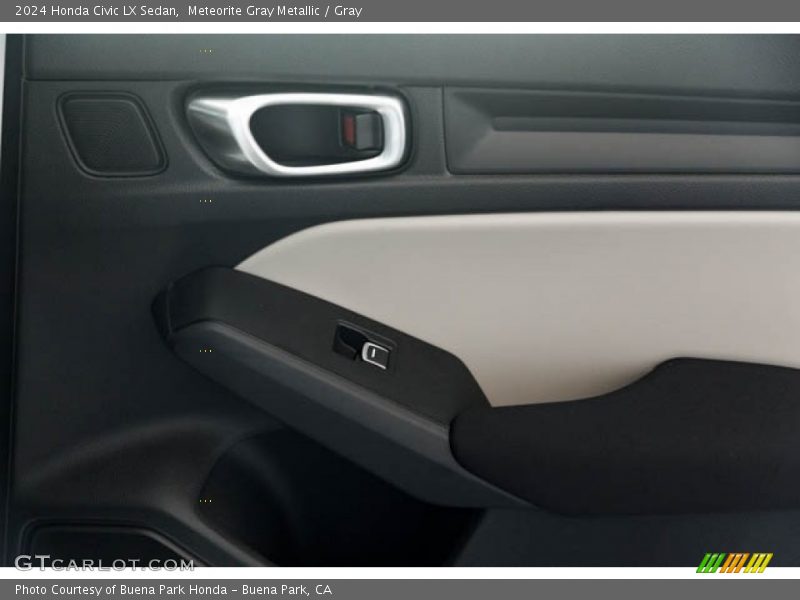 Meteorite Gray Metallic / Gray 2024 Honda Civic LX Sedan