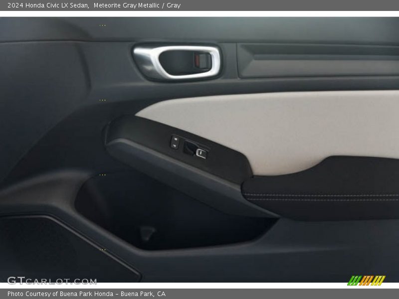 Meteorite Gray Metallic / Gray 2024 Honda Civic LX Sedan