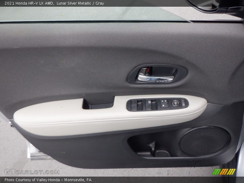 Lunar Silver Metallic / Gray 2021 Honda HR-V LX AWD