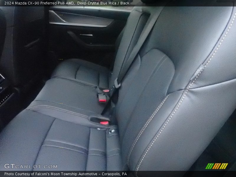 Deep Crystal Blue Mica / Black 2024 Mazda CX-90 Preferred Plus AWD