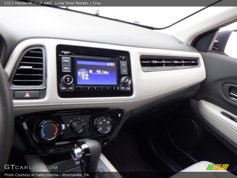 Dashboard of 2021 HR-V LX AWD