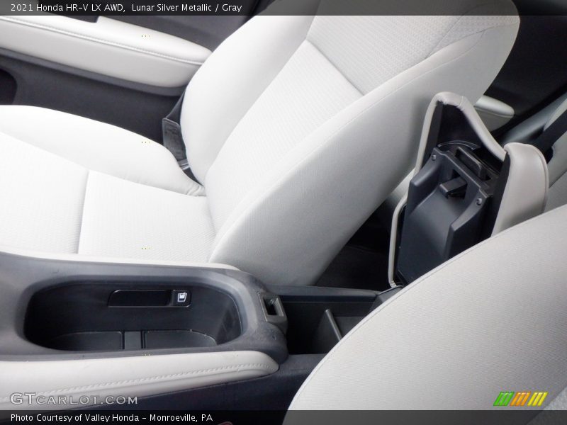 Lunar Silver Metallic / Gray 2021 Honda HR-V LX AWD
